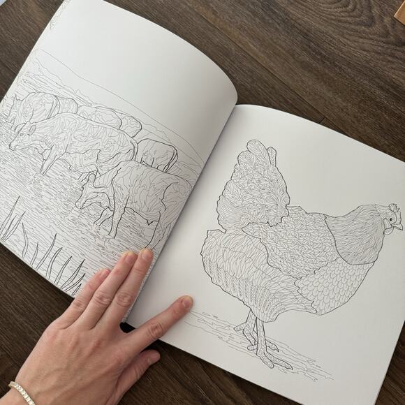 Adult Coloring Book Kaiser Colour Farm Yard Coloring Book - Picture 2 of 4